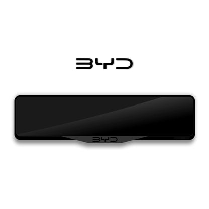 BYD Laser-Cut Acrylic License Plate Frame - Gloss Black