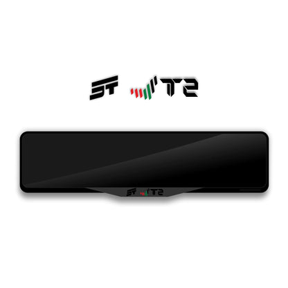 JETOUR T2 with EMIRATES Flag Laser-Cut Acrylic License Plate Frame - Gloss Black