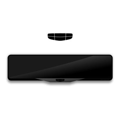 GEELY logo Laser-Cut Acrylic License Plate Frame - Gloss Black