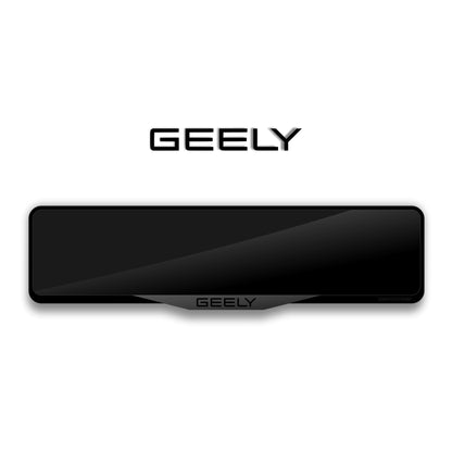 GEELY Laser-Cut Acrylic License Plate Frame - Gloss Black