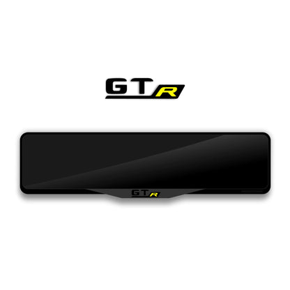 إطار لوحة ترخيص مرسيدس-بنز GTR من الأكريليك المقطوع بالليزر - أسود لامع
