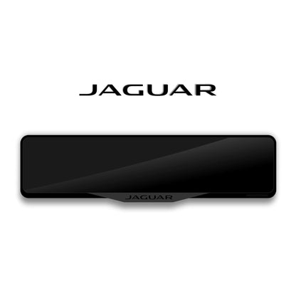 JAGUAR Laser-Cut Acrylic License Plate Frame - Gloss Black