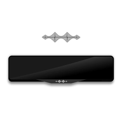 BYD LEOPARD Laser-Cut Acrylic License Plate Frame - Gloss Black