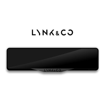 LYNK &CO Laser-Cut Acrylic License Plate Frame - Gloss Black