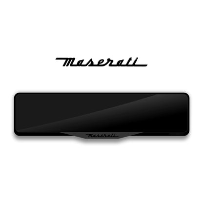 MASERATI Laser-Cut Acrylic License Plate Frame - Gloss Black