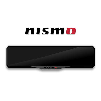 إطار لوحة ترخيص من الأكريليك مقطوع بالليزر من NISSAN NISMO - أسود لامع