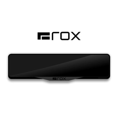 ROX Laser-Cut Acrylic License Plate Frame - Gloss Black