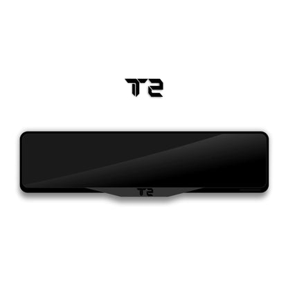 JETOUR T2 Laser-Cut Acrylic License Plate Frame - Gloss Black