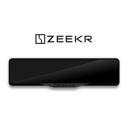 ZEEKR Laser-Cut Acrylic License Plate Frame - Gloss Black
