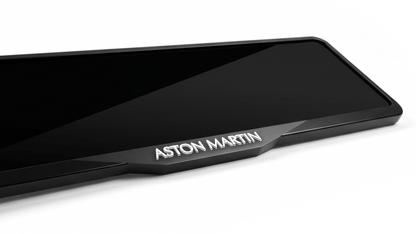 ASTON MARTIN Laser-Cut Acrylic License Plate Frame - Gloss Black