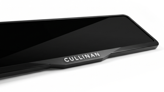 ROLLS ROYCE CULLINAN Laser-Cut Acrylic License Plate Frame - Gloss Black