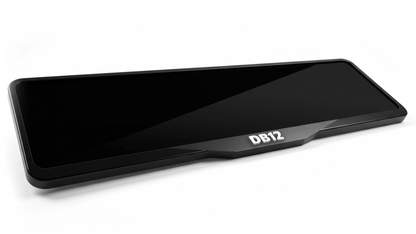 ASTON MARTIN DB12 Laser-Cut Acrylic License Plate Frame - Gloss Black