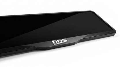 ASTON MARTIN DBS Laser-Cut Acrylic License Plate Frame - Gloss Black