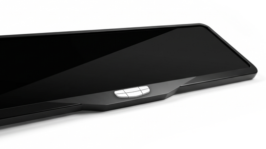 GEELY logo Laser-Cut Acrylic License Plate Frame - Gloss Black
