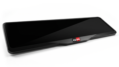 TOYOTA GR Laser-Cut Acrylic License Plate Frame - Gloss Black