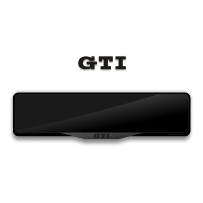 VOLKSWAGEN GTI Laser-Cut Acrylic License Plate Frame - Gloss Black