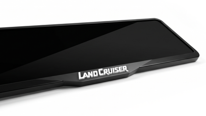 TOYOTA LAND CRUISER Laser-Cut Acrylic License Plate Frame - Gloss Black
