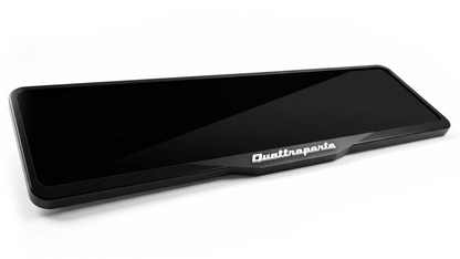 MASERATI QUATTROPORTE Laser-Cut Acrylic License Plate Frame - Gloss Black
