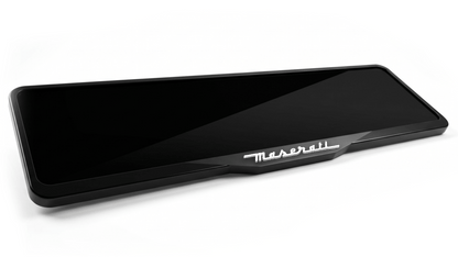 MASERATI Laser-Cut Acrylic License Plate Frame - Gloss Black