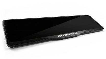 JEEP RUBICON Laser-Cut Acrylic License Plate Frame - Gloss Black