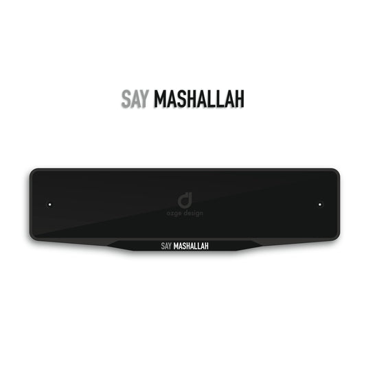 'SAY MASHALLAH' Special Design Plate Frame
