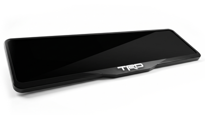 TOYOTA TRD Laser-Cut Acrylic License Plate Frame - Gloss Black